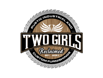 Two Girls Reclaimed logo design by xorn