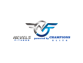 NEVELS FITNESS powered by CHAMPIONS ELITE logo design by BintangDesign