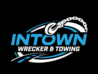 Intown Wrecker & Towing  logo design by jaize
