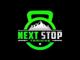 Next Stop training logo design by Benok