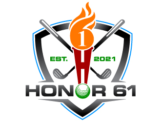 HONOR 61 logo design by design_brush