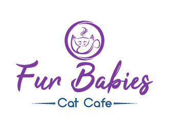 Fur Babies Cat Cafe logo design by Suvendu