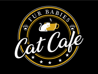 Fur Babies Cat Cafe logo design by Suvendu