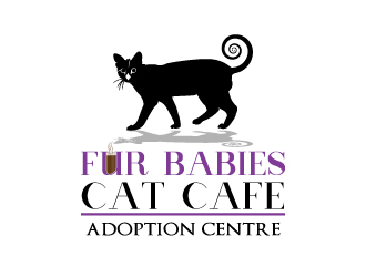 Fur Babies Cat Cafe logo design by Suvendu