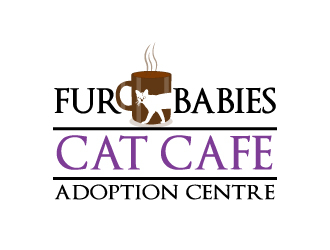 Fur Babies Cat Cafe logo design by Suvendu