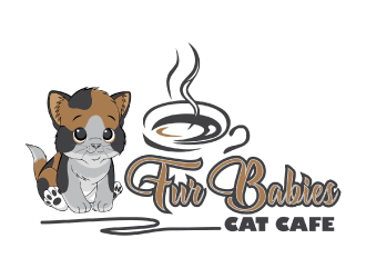 Fur Babies Cat Cafe logo design by nona
