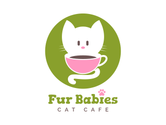 Fur Babies Cat Cafe logo design by uunxx
