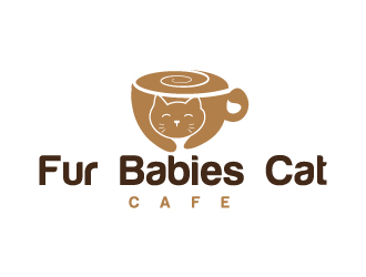 Fur Babies Cat Cafe logo design by Suvendu