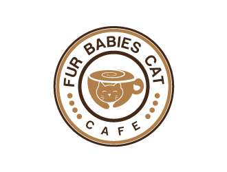 Fur Babies Cat Cafe logo design by Suvendu