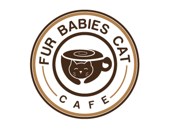 Fur Babies Cat Cafe logo design by Suvendu