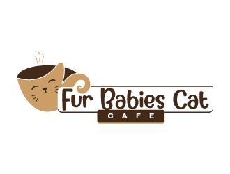 Fur Babies Cat Cafe logo design by Suvendu