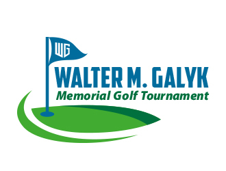 Walter M. Galyk Memorial Golf Tournament logo design by adm3