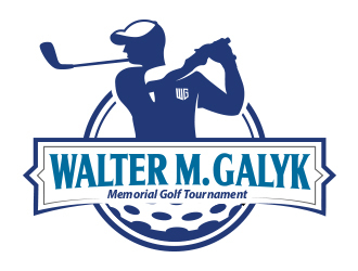 Walter M. Galyk Memorial Golf Tournament logo design by adm3
