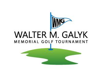 Walter M. Galyk Memorial Golf Tournament logo design by art84