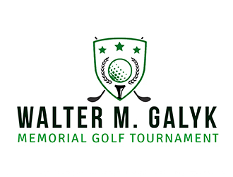Walter M. Galyk Memorial Golf Tournament logo design by PrimalGraphics
