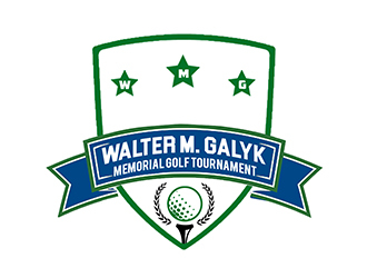 Walter M. Galyk Memorial Golf Tournament logo design by PrimalGraphics