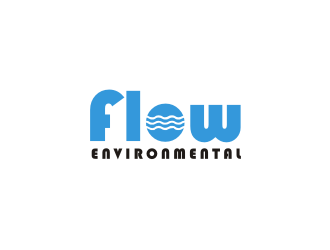 Flow Environmental logo design by R-art