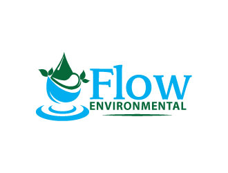 Flow Environmental logo design by Webphixo