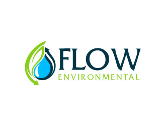 Flow Environmental logo design by Webphixo