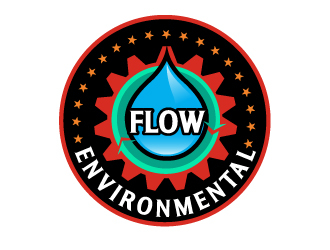 Flow Environmental logo design by Suvendu
