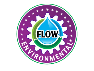 Flow Environmental logo design by Suvendu