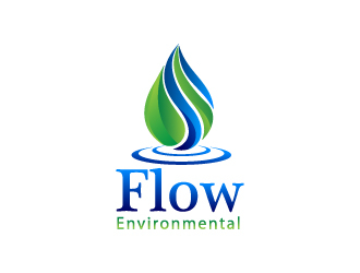 Flow Environmental logo design by drifelm