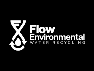 Flow Environmental logo design by GETT