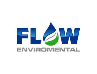 Flow Environmental logo design by Gopil