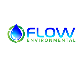 Flow Environmental logo design by jaize