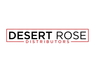 Desert Rose Distributors  logo design by glasslogo