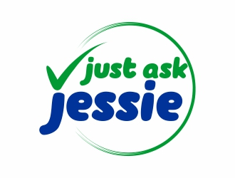Just Ask Jessie logo design by MonkDesign