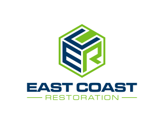 East coast restoration  logo design by brandshark
