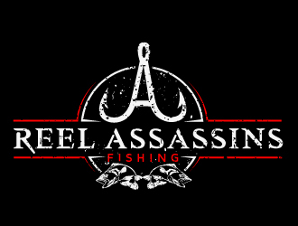 Reel Assassins Fishing logo design by LucidSketch