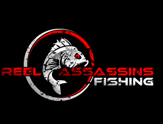 Reel Assassins Fishing logo design by hidro