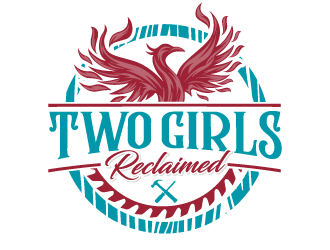 Two Girls Reclaimed logo design by jaize