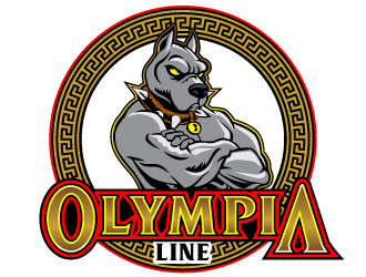 OLYMPIA LINE logo design by Suvendu