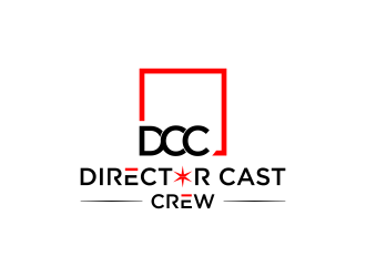 Director Cast Crew logo design by bomie