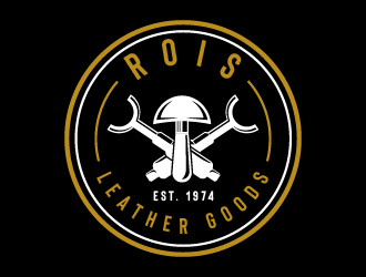 ROIS Leather Goods logo design by cybil