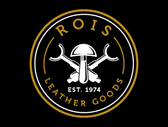 ROIS Leather Goods logo design by cybil