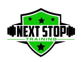 Next Stop training logo design by ElonStark