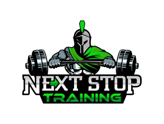 Next Stop training logo design by rizuki