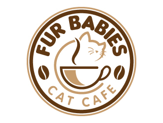 Fur Babies Cat Cafe logo design by jaize