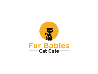 Fur Babies Cat Cafe logo design by MUNAROH