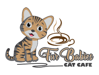 Fur Babies Cat Cafe logo design by nona
