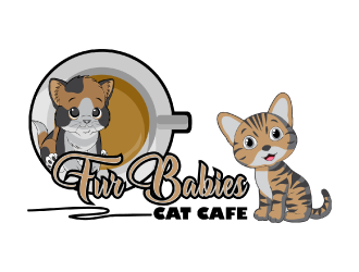 Fur Babies Cat Cafe logo design by nona
