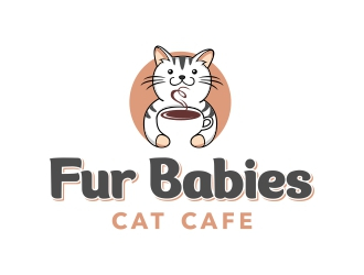 Fur Babies Cat Cafe logo design by rizuki