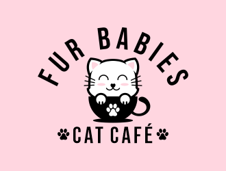 Fur Babies Cat Cafe logo design by jm77788