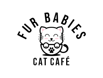 Fur Babies Cat Cafe logo design by jm77788