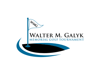 Walter M. Galyk Memorial Golf Tournament logo design by johana