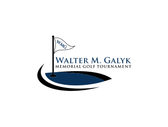 Walter M. Galyk Memorial Golf Tournament logo design by johana